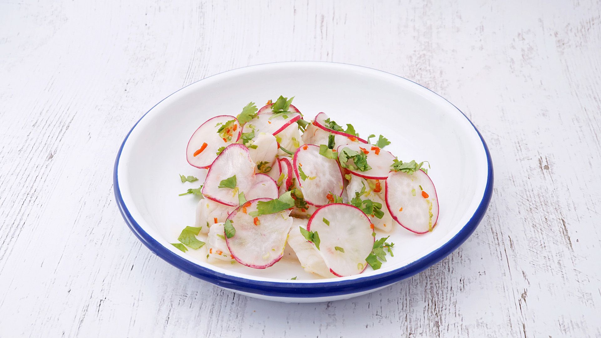 Zander-Radieschen Ceviche
