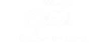 Wege zum Glück - Spuren im Sand