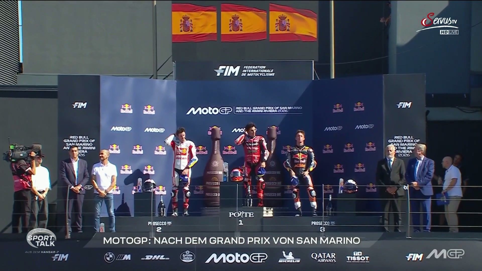 13. September - Der Sporttalk am Montag: MotoGP-Spektakel am Red Bull Ring