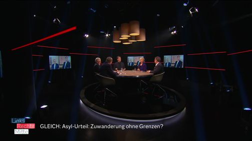 Links. Rechts. Mitte - Duell der Meinungsmacher Staffel 4 Folge 31: Asyl-Urteil: Zuwanderung ohne Grenzen?