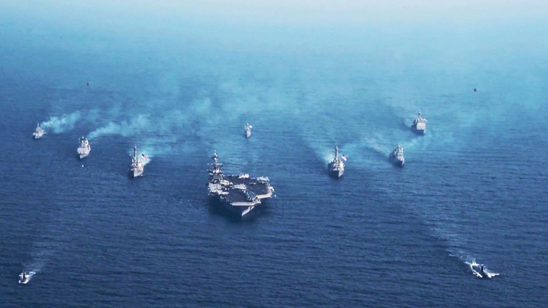 Carrier Strike Group 8 - Manöver auf hoher See (1)