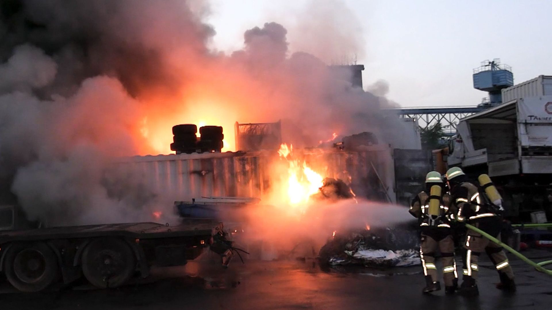 Feuer durch Erdschluss