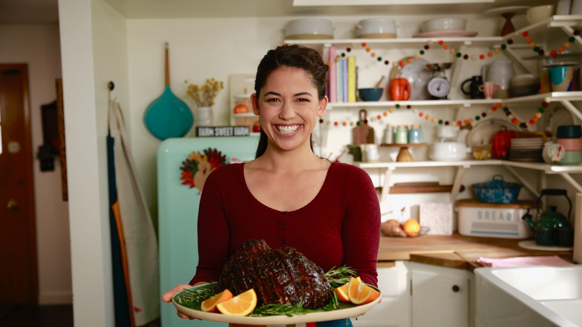 Ein üppiges Thanksgiving-Menü