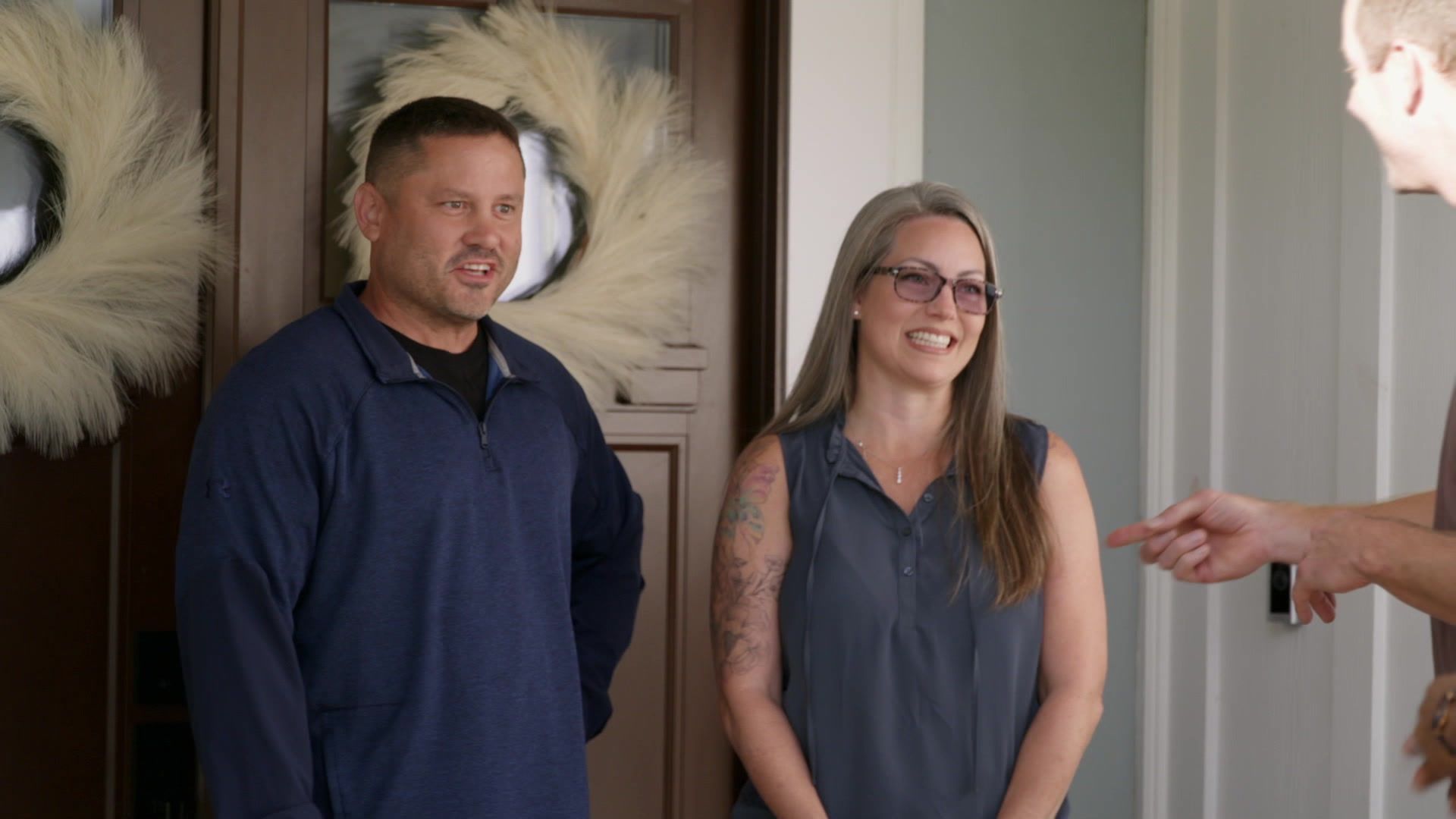 Ein Haus rückt zusammen