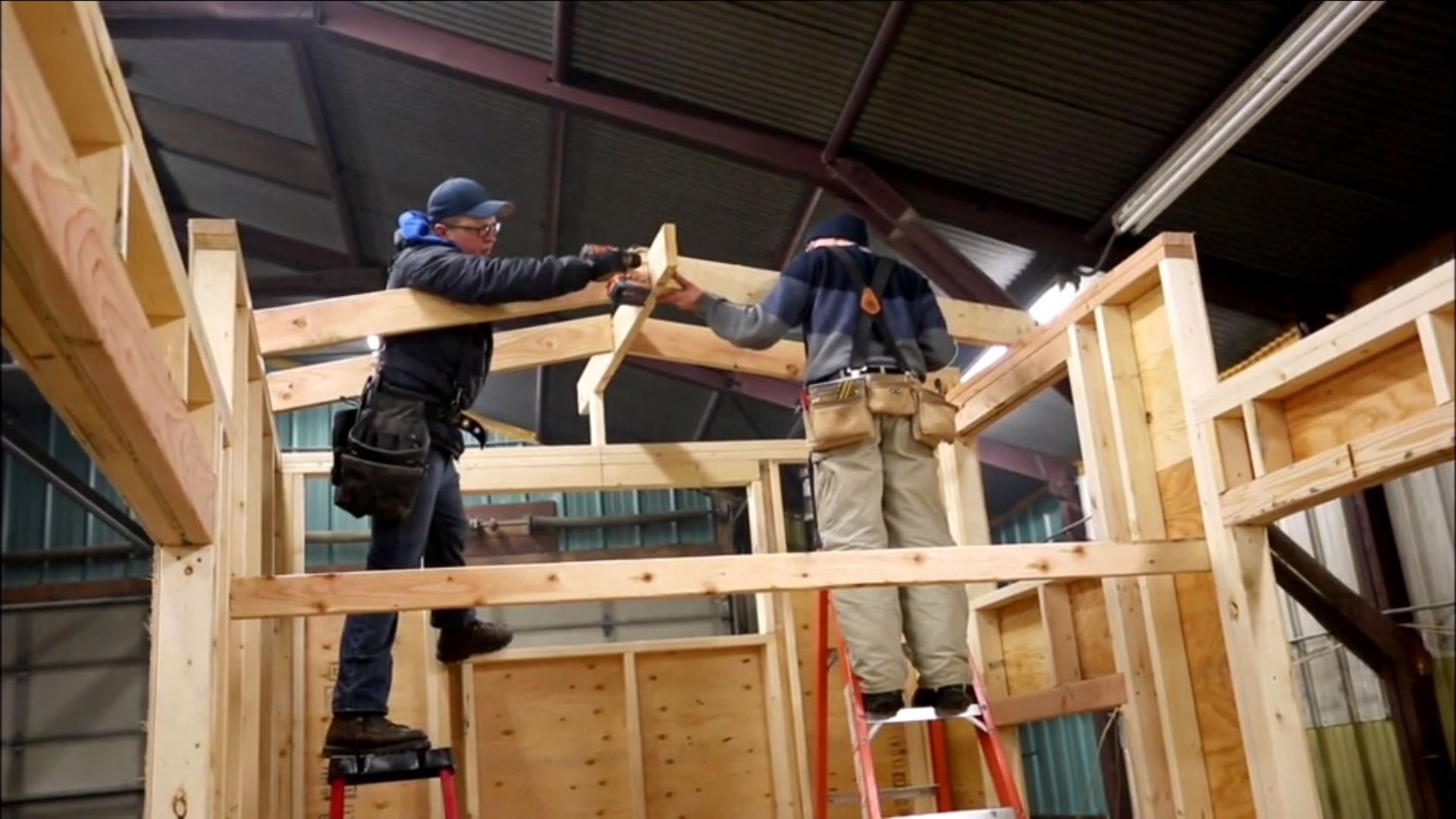 Ein Mini-Blockhaus für Alaska