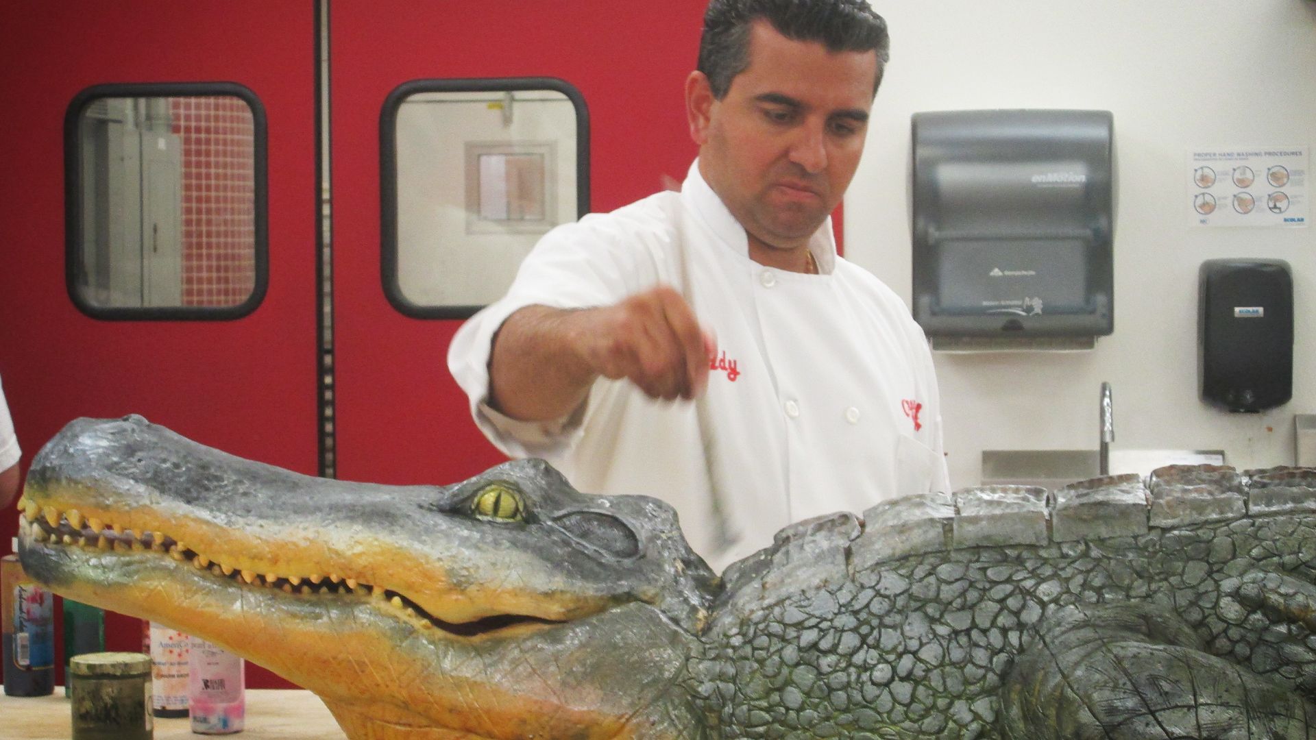 Vom Alligator gebissen