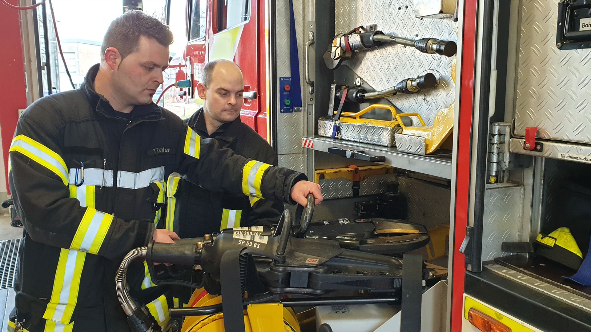 Dramatische Menschenrettung