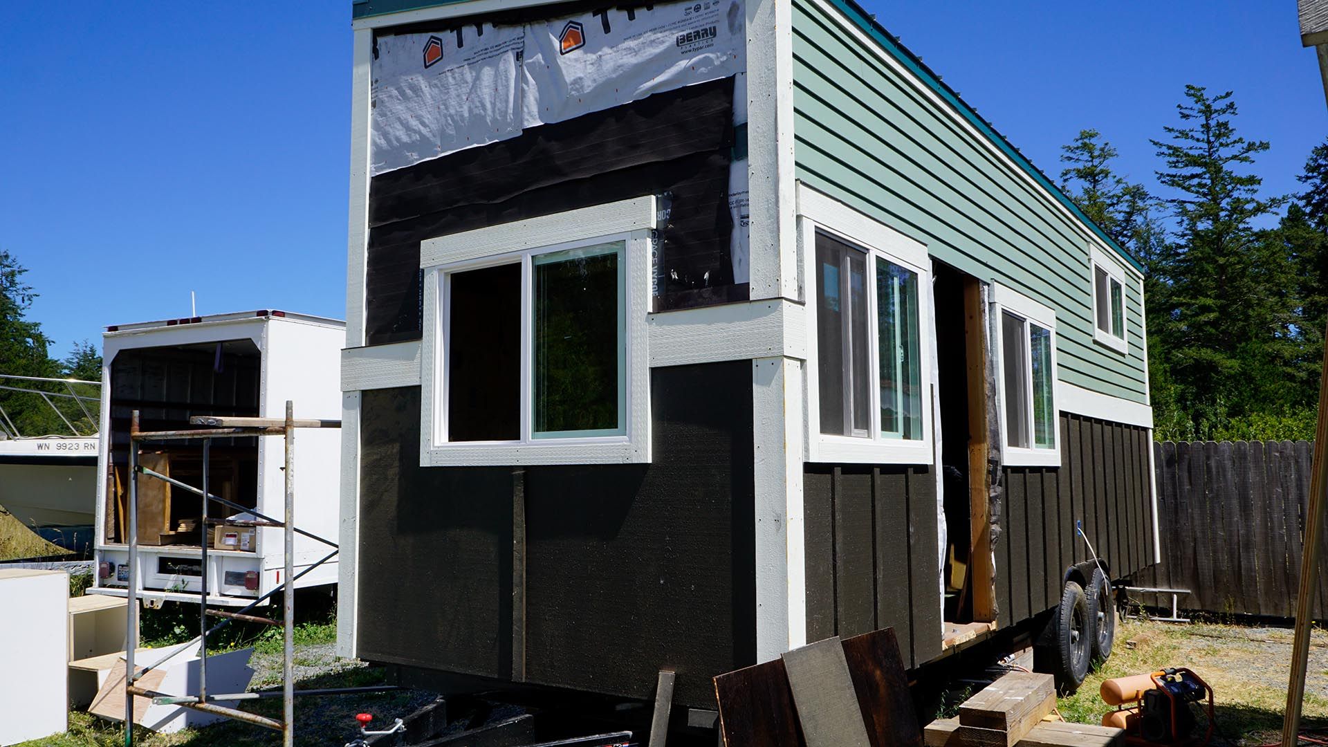 Recyceltes Inselhaus