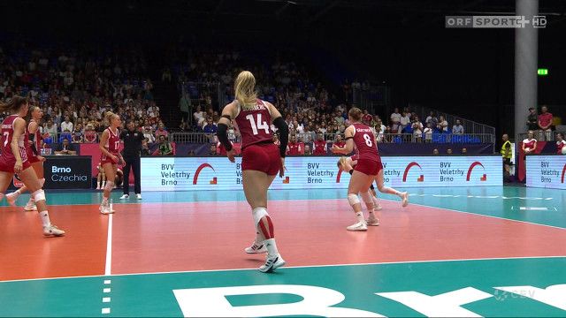 Volleyball-EM Damen 2026: Österreich - Serbien, Highlights
