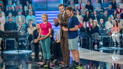 Klein gegen Groß - Das unglaubliche Duell Klein gegen Groß - Das unglaubliche Duell Folge 23: Klein gegen groß: Skiroller-Parcours mit Felix Gottwald