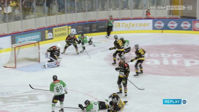 Eishockey ICE Hockey League Semifinale: Pustertal - Ljubljana