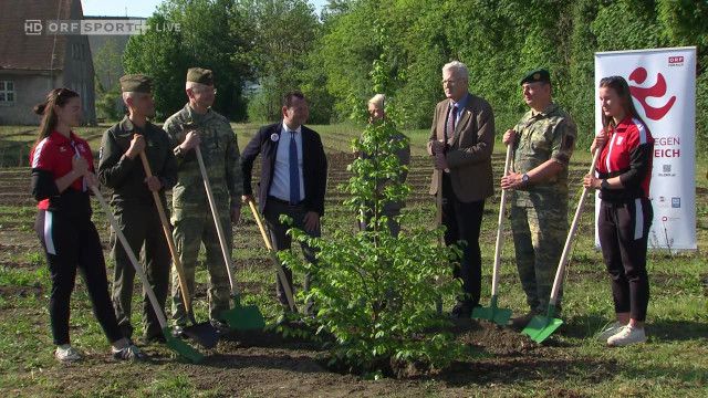 Pressekonferenz: Aufforstung am Fliegerhorst Langenlebarn