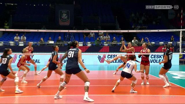 Volleyball-EM Damen 2026: Griechenland - Österreich, Highlights