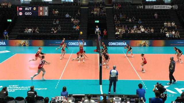 Volleyball EM-Qualifikation Damen: Österreich - Georgien