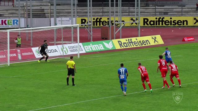 Fußball 2. Liga: Kapfenberg - St.Pölten (in voller Länge)