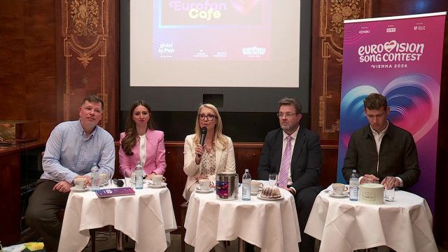 Pressekonferenz zum ESC-Eurofan-Café