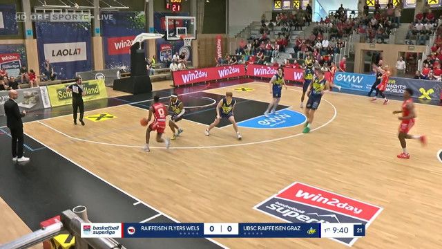 Basketball Herren Superliga Viertelfinale 2: Flyers Wels - UBSC Graz