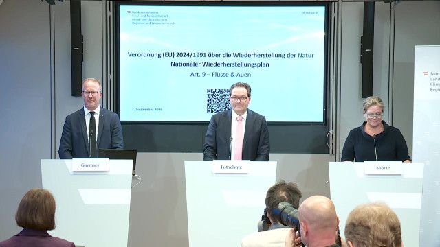 Pressekonferenz: "Vorstellung des Entwurfs des Österreichischen Wiederherstellungsplans"