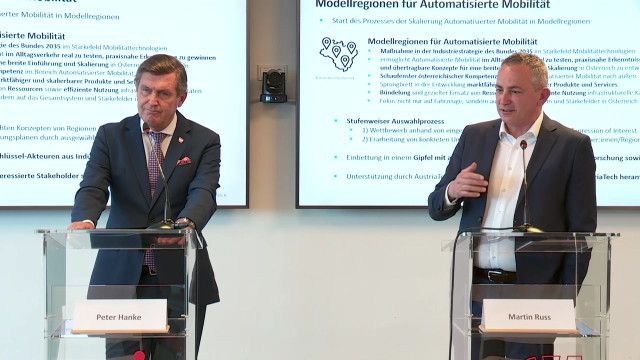 Pressekonferenz: "Automatisiertes Fahren: Österreich startet nächste Phase"