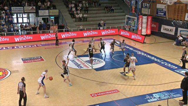 Basketball Superliga der Herren: Gunners Oberwart - Swans Gmunden (in voller Länge)