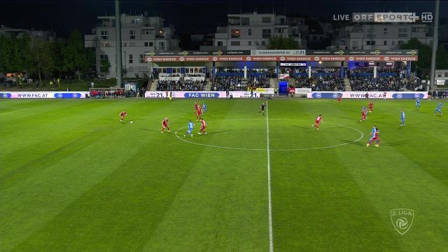 Fußball 2. Liga: FAC Wien - SKN St. Pölten