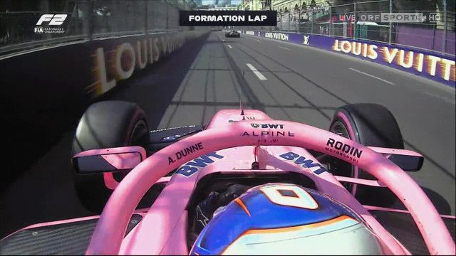 Formel 2 - 12. Station: Baku - 2. Feature Race