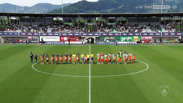 Fußball 2. Liga: Austria Lustenau - Schwarz-Weiß Bregenz