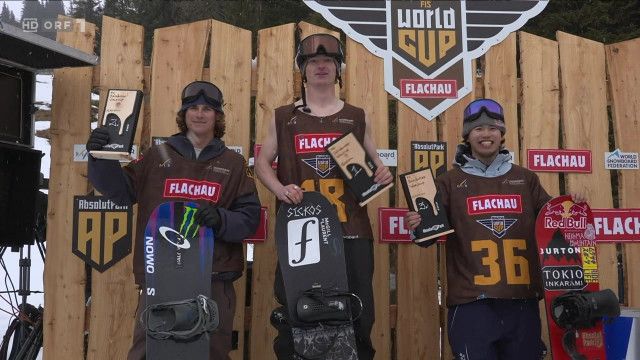 Snowboard-Weltcup: Slopestyle aus Flachau