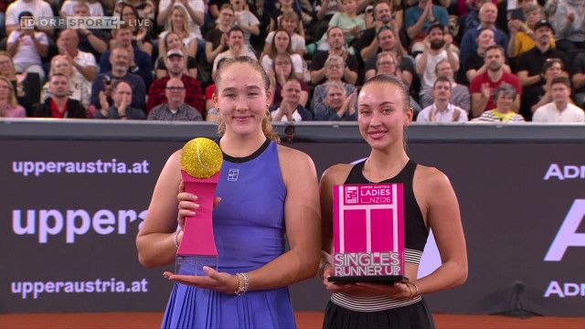 Tennis Upper Austria Ladies Linz 2026: Siegerehrung