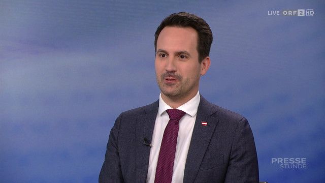 Pressestunde mit Bildungsminister Christoph Wiederkehr, NEOS