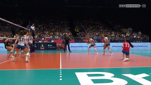 Volleyball-EM Damen 2026: Österreich - Tschechien, Highlights
