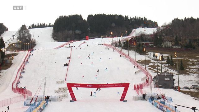 Skiweltcup Finale: Riesenslalom der Herren Lillehammer, 1. Durchgang
