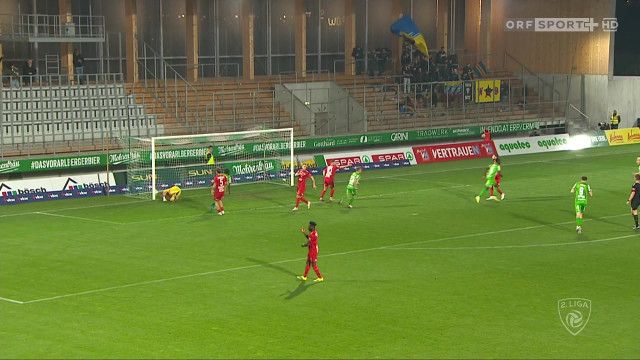 Fußball 2. Liga: Austria Lustenau - SKN St. Pölten, Highlights