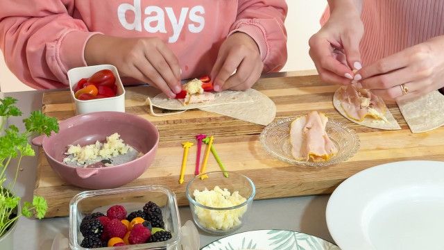 Meine Jausenbox: Ofenwraps