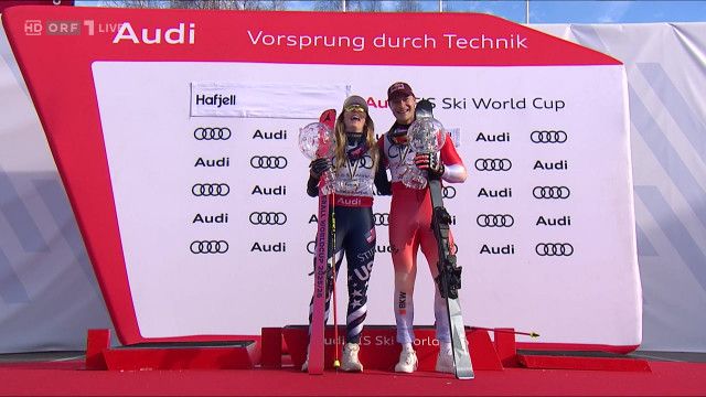 Skiweltcup Finale: Weltcup-Siegerehrungen