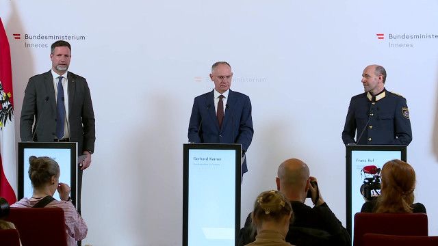 Präsentation des Innenministeriums "Kriminalstatistik Österreich 2025"