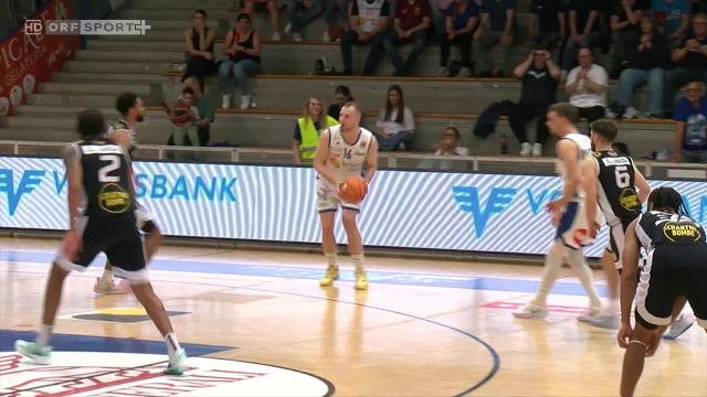 Basketball Superliga der Herren: Unger Steel Gunners Oberwart - Swans Gmunden, Highlights