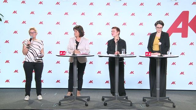 Pressekonferenz der Arbeiterkammer: "Wen trifft der Abbau des Defizits?"