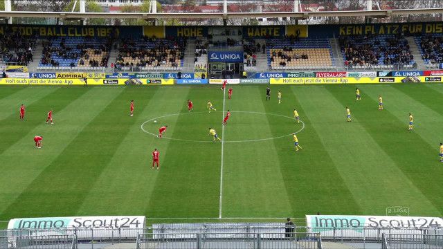 Fußball 2. Liga: Vienna - Kapfenberg (in voller Länge)