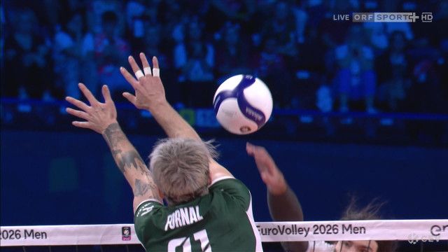 Volleyball Herren-EM Semifinale 1: Slowenien - Polen
