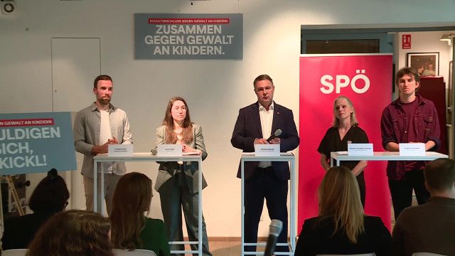 Pressekonferenz der SPÖ: "Schulterschluss der Zivilgesellschaft - Gemeinsam gegen Gewalt an Kindern"