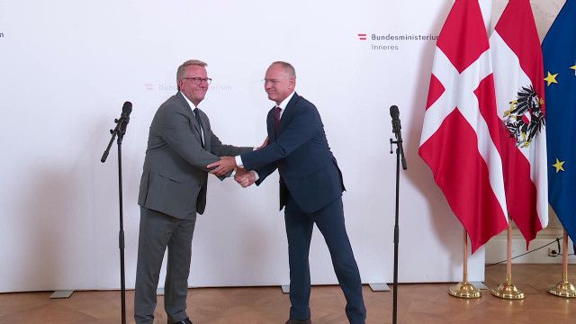 Doorstep von Innenminister Karner und dänischem Integrationsminister Bodskov