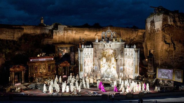 Aus der Oper im Steinbruch: Tosca