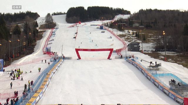 Skiweltcup Finale: Slalom der Herren Lillehammer - 1. Durchgang