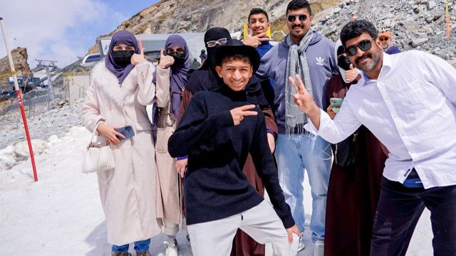 Am Schauplatz: Die Araber bleiben daheim