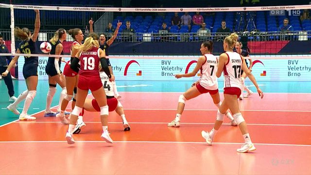 Volleyball Damen EM 2026: Ukraine - Österreich, Highlights