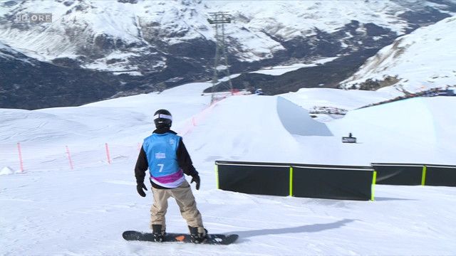 Snowboard Weltcup: Halfpipe aus Silvaplana