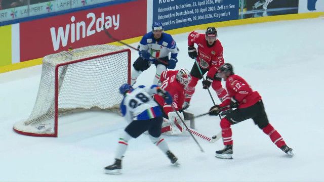 Eishockey Länderspiel: Österreich - Italien (in voller Länge)