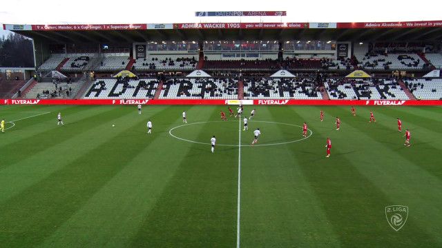 Fußball 2. Liga: Admira - Rapid II (in voller Länge)