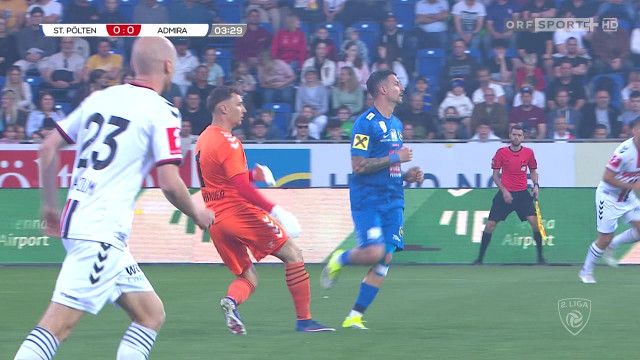 Fußball 2. Liga: SKN St. Pölten - Admira Wacker, Highlights